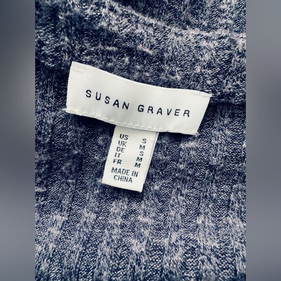 Susan Graver Rib Knit Button Front Cardigan Size S - Picture 7 of 8